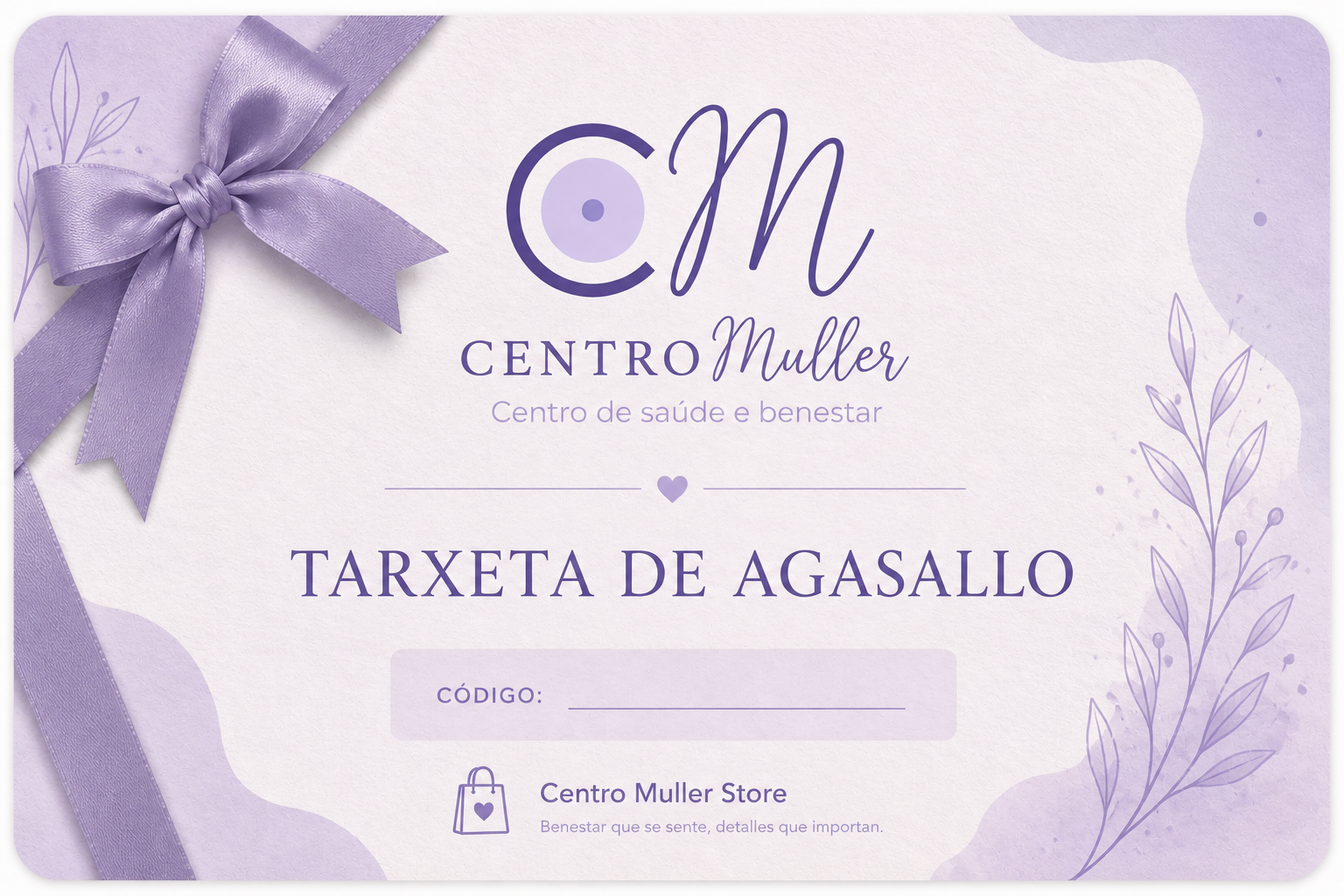 TARJETA REGALO MULLER STORE